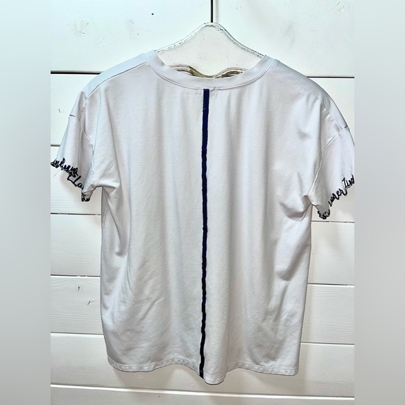 LEO & UGO White T-Shirt - Size 4 /L - Picture 4 of 8